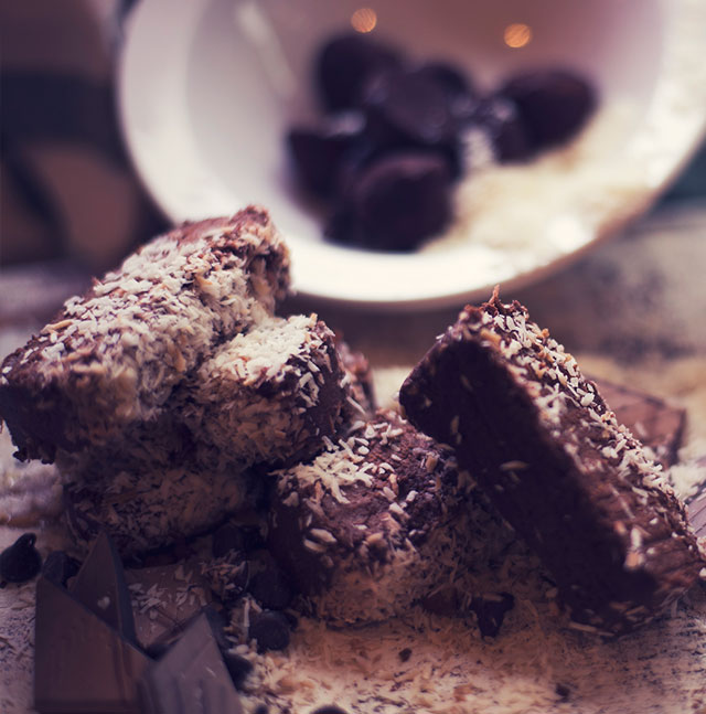 Coconut Fudge Brownies